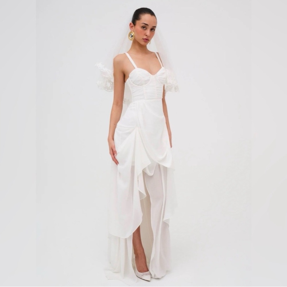 [SOLD] For Love And Lemons White Bridal Dress